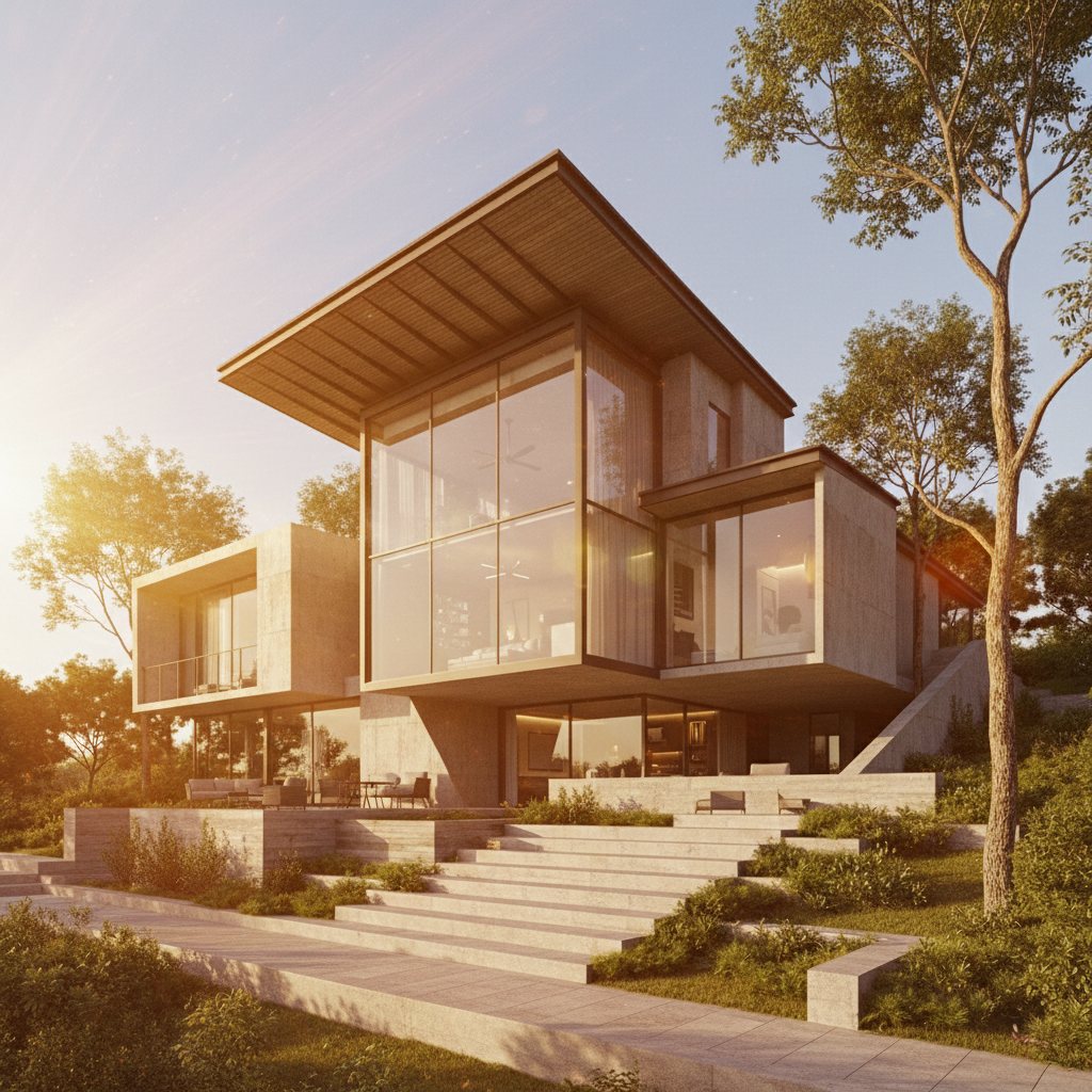 Daylight exterior architecture frame